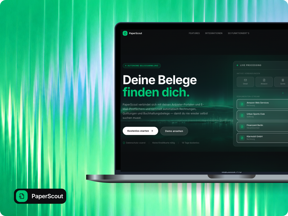 PaperScout — Belege